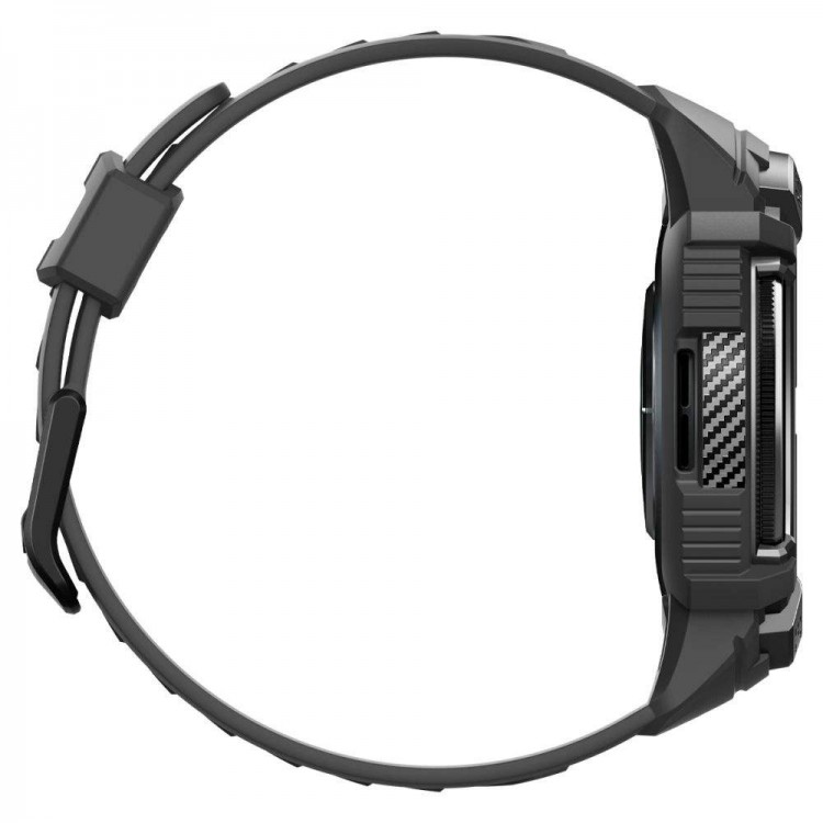 Θήκη Spigen SGP Rugged Armor PRO BAND με λουράκι για Samsung GALAXY WATCH 6 CLASSIC- 43MM - ΜΑΥΡΟ - ACS06492