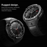 Θήκη Spigen SGP Rugged Armor PRO BAND με λουράκι για Samsung GALAXY WATCH 6 CLASSIC- 43MM - ΜΑΥΡΟ - ACS06492