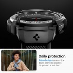 Θήκη Spigen SGP Rugged Armor PRO BAND με λουράκι για Samsung GALAXY WATCH 6 CLASSIC- 43MM - ΜΑΥΡΟ - ACS06492