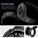 Θήκη Spigen SGP Rugged Armor PRO BAND με λουράκι για Samsung GALAXY WATCH 6 CLASSIC- 43MM - ΜΑΥΡΟ - ACS06492