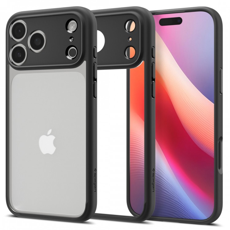 Θήκη Spigen SGP Ultra Hybrid για Apple iPhone 17 PRO MAX 6.9 2025 - ΔΙΑΦΑΝΟ ΜΑΥΡΟ - ACS10279