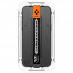 Spigen SGP Γυαλί προστασίας GLAS.tR EZ Fit SLIM CASE FRIENDLY για APPLE iPhone 15 PRO MAX 6.7 2023, 1-TEM - ΜΑΥΡΟ - AGL06879