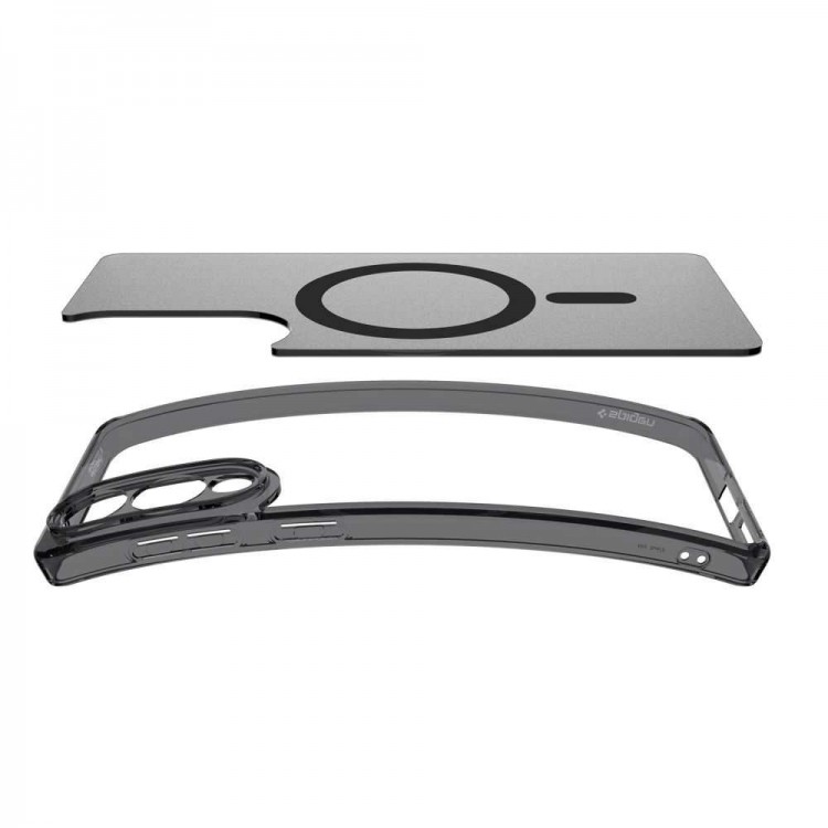 Θήκη Spigen SGP Ultra Hybrid MagFit MagSafe για Samsung Galaxy S25 Edge 5G 2025 - ΔΙΑΦΑΝΟ ΜΑΥΡΟ - ACS09419