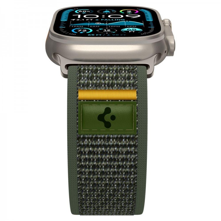 Spigen SGP ATHLEX AIR Band / λουράκι για Apple Watch series Ultra 2/1 49mm, Series 10 46mm και Series 9/8/7/6/5/4/SE 45mm, 44mm - ACTIVE ΠΡΑΣΙΝΟ - AMP09035