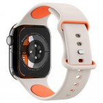 Spigen SGP NANO POP BAND Λουράκι για Apple Watch series 6 / 7 / 8 / 9 / 10 / SE / ULTRA 1 / 2 (44 / 45 / 46 / 49 MM) - ΜΠΕΖ ΠΟΡΤΟΚΑΛΙ - AMP09323