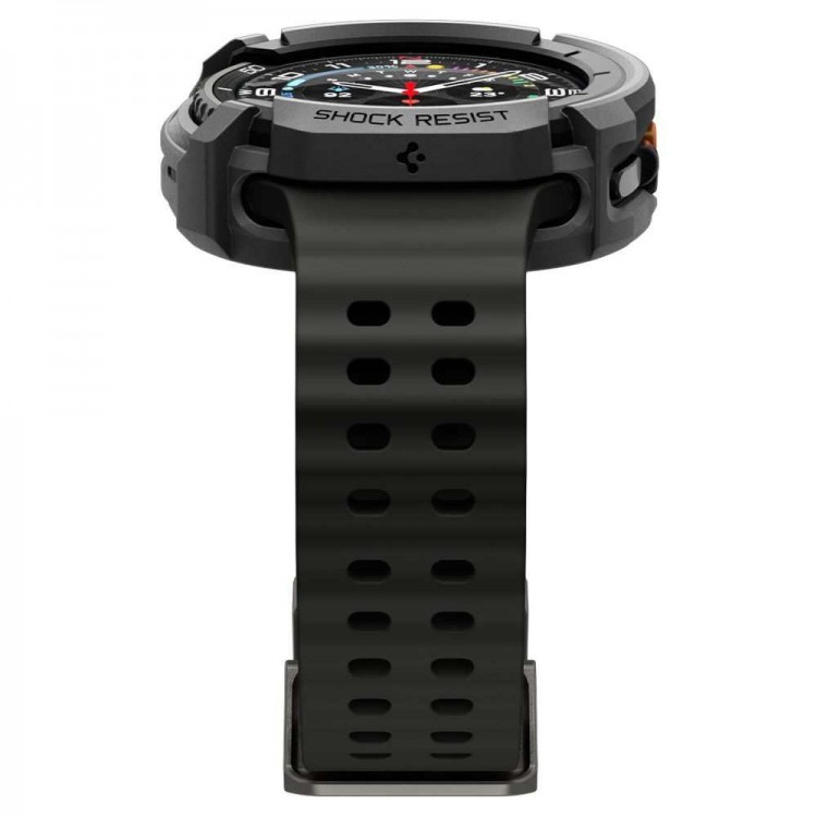 Θήκη Spigen SGP Rugged Armor για SAMSUNG GALAXY WATCH 8 CLASSIC 46mm 2025 - ΜΑΥΡΟ - ACS10012