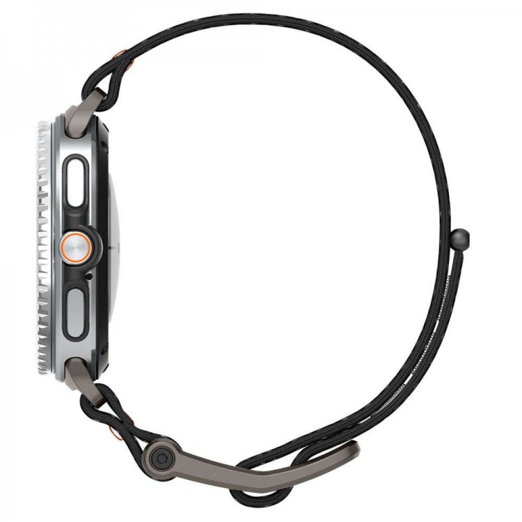 Spigen SGP DuraPro Flex Ultra λουράκι για SAMSUNG GALAXY WATCH 8 44 mm/40 mm, 8 Classic 46 mm (2025) - ΜΑΥΡΟ - AMP10116
