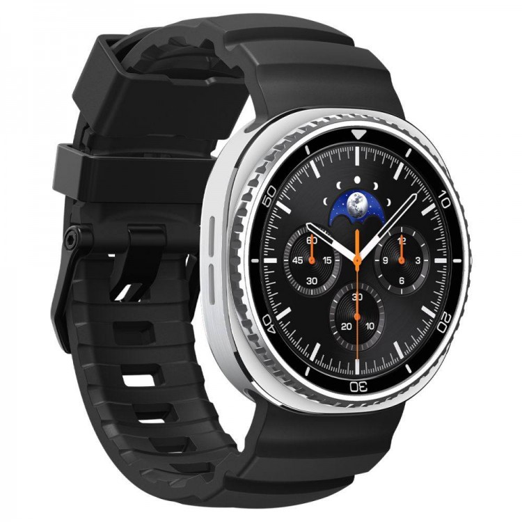 Spigen SGP WBS2 Λουράκι ΣΙΛΙΚΟΝΗΣ για SAMSUNG GALAXY WATCH 8 / CLASSIC (40 / 44 / 46 MM) - ΜΑΥΡΟ - AMP10151