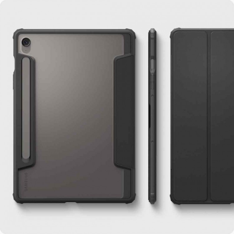 Θήκη Spigen SGP ULTRA HYBRID PRO FOLIO για SAMSUNG GALAXY TAB S10 FE 10.9 (2025), Galaxy Tab S9 11(2023) με Υποδοχή Στυλό - ΜΑΥΡΟ - ACS09498