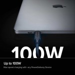 Spigen SGP PB1800 BRAIDED 100W PD PowerArc ArcWire ΚΑΛΩΔΙΟ USB-C σε USB-C 1.0M - 000CB24746 - ΜΑΥΡΟ