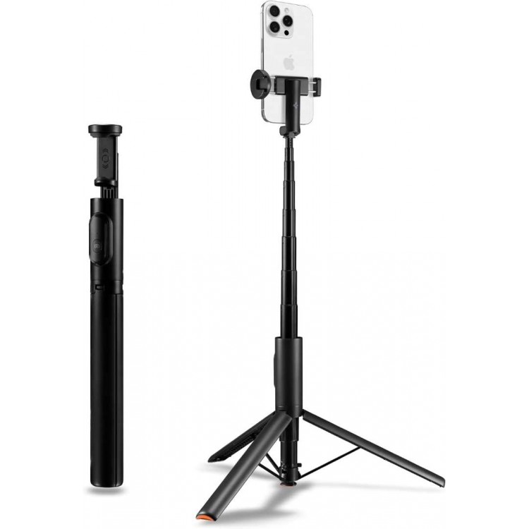 Spigen SGP Velo MAGSAFE AUTO-OPEN ΑΣΥΡΜΑΤΟ Selfie Stick Bluetooth Remote ΤΡΙΠΟΔΑΣ 360 - S541W - ΜΑΥΡΟ - AMP09336