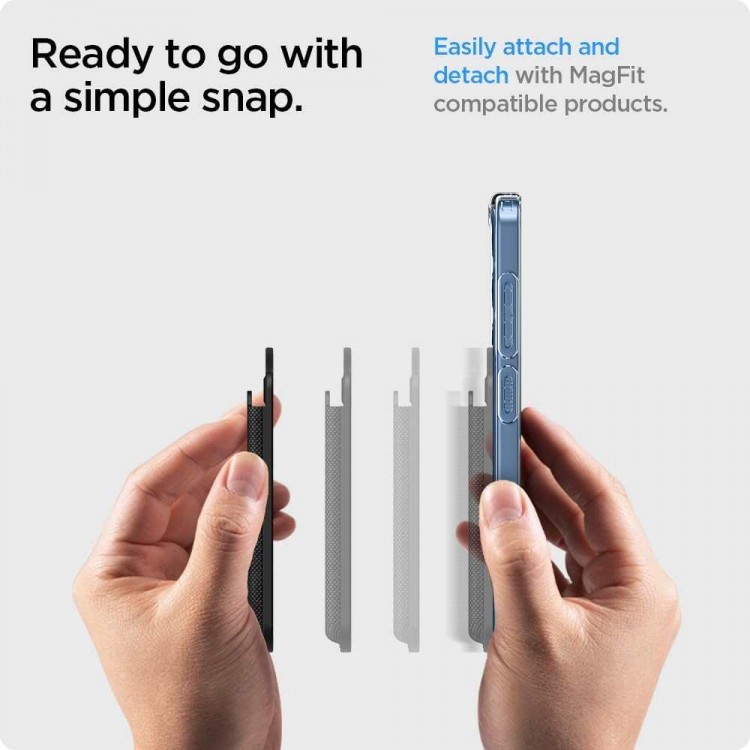 Spigen SGP Urban Fit MagFit MagSafe Μαγνητικό Πορτοφόλι 3 πιστωτικών καρτω΄ν, για Samsung Galaxy S25/S24 SERIES & Z Fold 7 - ΜΑΥΡΟ - AFA09208