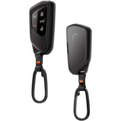 Θήκη Spigen SGP VK100 Volkswagen Κλειδί για VW, Skoda με Carabiner κ κορδόνι, συμβατό με VW Smart Key Remote Control Cover - ΜΑΥΡΟ - ACS10426