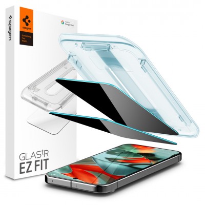 Spigen SGP Γυαλί προστασίας Privacy GLAS.tR ”EZ FIT” 2-PACK SLIM FC για Google Pixel 9 Pro XL , 2 TEM - ΔΙΑΦΑΝΟ - AGL09313