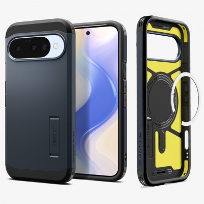 Θήκη SPIGEN SGP Tough Armor MagSafe για Google Pixel 10 Pro/Pixel 10 - Metalslate ΜΠΛΕ - ACS09706 Θήκη SPIGEN SGP Tough Armor MagSafe για Google Pixel 10 Pro/Pixel 10 - Metalslate ΜΠΛΕ - ACS09706