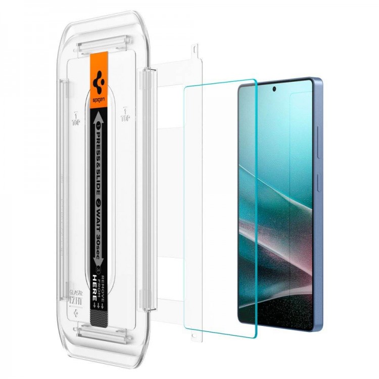 Spigen SGP Γυαλί προστασίας ALM GLAS.tR SLIM FC για SAMSUNG GALAXY S25 ULTRA 5G 2025 , 2 TEM - ΔΙΑΦΑΝΟ - AGL09082