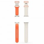 Spigen SGP NANO POP BAND Λουράκι για Apple Watch series 6 / 7 / 8 / 9 / 10 / SE / ULTRA 1 / 2 (44 / 45 / 46 / 49 MM) - ΜΠΕΖ ΠΟΡΤΟΚΑΛΙ - AMP09323