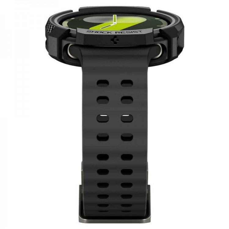 Θήκη Spigen SGP Rugged Armor για SAMSUNG GALAXY WATCH 8 44mm 2025 - ΜΑΥΡΟ - ACS10006