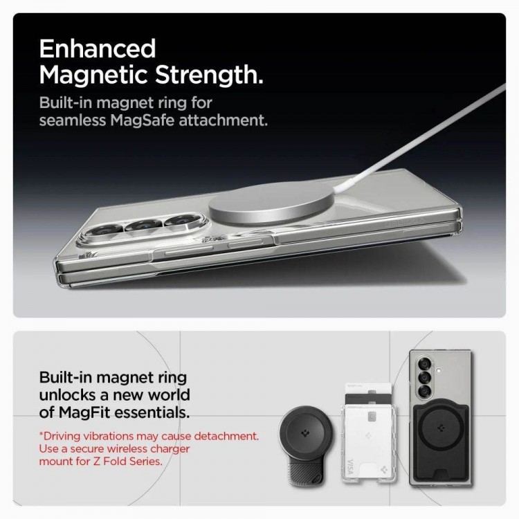Θήκη Spigen SGP AIRSKIN MAG MAGSAFE για SAMSUNG GALAXY Z FOLD 7 2025 5G - ΔΙΑΦΑΝΟ/ΛΕΥΚΟ - ACS09545