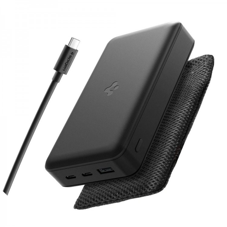 SPIGEN SGP EA3030 POWERBANK 30.000MAH 30W - ΜΑΥΡΟ - ABA09435