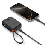 SPIGEN SGP ESSENTAIL EA3010BT POWER BANK 10.000MAH 30W με ενσωματωμένο καλώδιο USB-C - ΜΑΥΡΟ - ABA09023