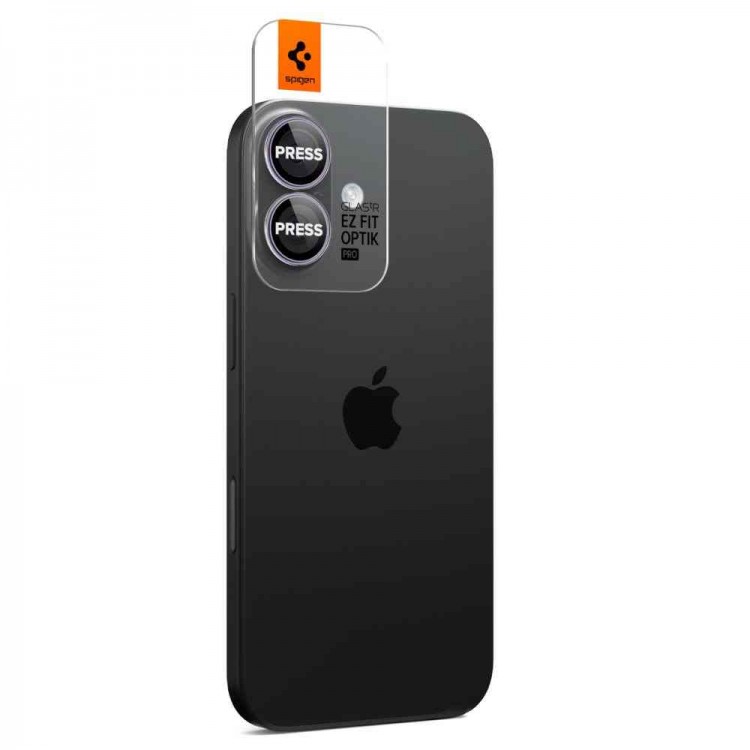 SPIGEN SGP OPTIK.TR EZ FIT CAMERA PROTECTOR Γυαλί προστασίας ΦΑΚΩΝ 9H για CAMERA LENS για Apple IPHONE 16 6.1/16 Plus 6.7 / IPHONE 17 6.3 2025 - ΜΩΒ - AGL10127 - 2-TEM