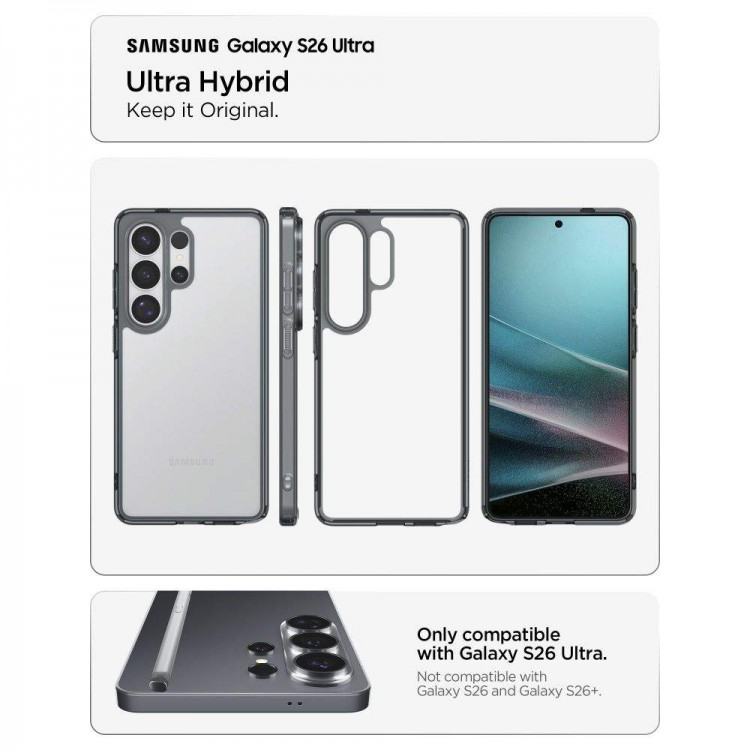 Θήκη Spigen SGP Ultra Hybrid για Samsung Galaxy S26 ULTRA 5G 2026 - SPACE CRYSTAL/ΔΙΑΦΑΝΟ - ACS10678