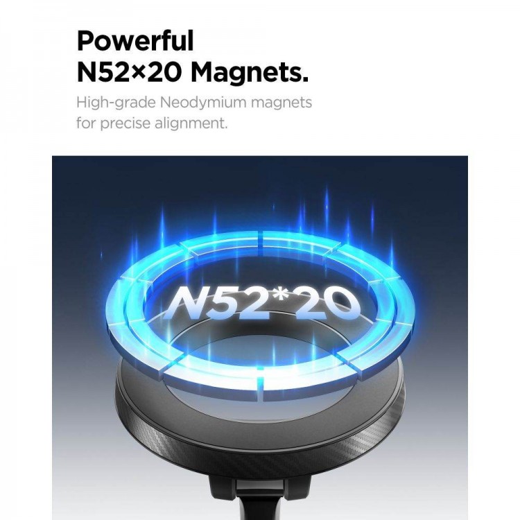 Spigen SGP MFT36 VACUUMLOCK Μαγνητική MagSafe Βάση αυτοκινήτου Dashboard για SMARTPHONES - ΜΑΥΡΟ - ACP11172