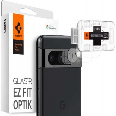 Spigen SGP GLAS.tR SLIM Optik Γυαλί προστασίας 9H Camera Lens για CAMERA για Google Pixel 8 Pro - ΔΙΑΦΑΝΟ - 2 τεμ. - AGL07394