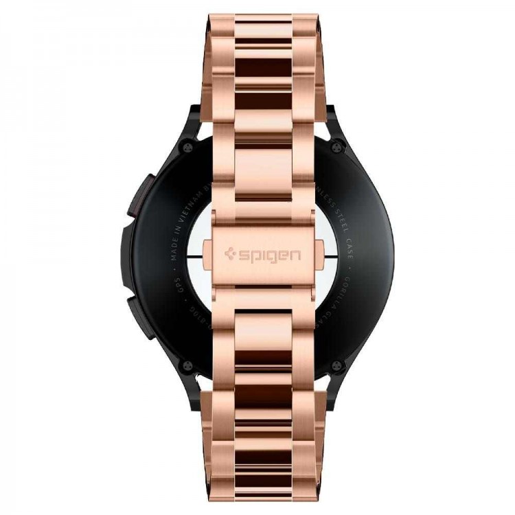 SPIGEN SGP MODERN FIT STAINLESS Steel Μπρασελέ λουράκι για NEW Samsung galaxy Watch 4/Watch Classic 4/Watch 3 41mm/Watch Active 1/2, 20mm - ROSEGOLD - 600WB24982