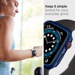 Spigen SGP Thin Fit θήκη για Apple Watch SERIES 6, 5, 4, SE - 44mm - METALLIC ΜΠΛΕ - ACS02223