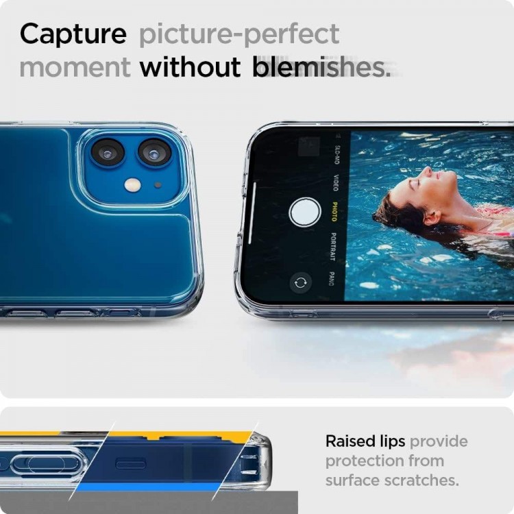 Θήκη Spigen SGP QUARTZ Hybrid για Apple iPhone 12 MINI - MAT ΔΙΑΦΑΝΟ - ACS02602