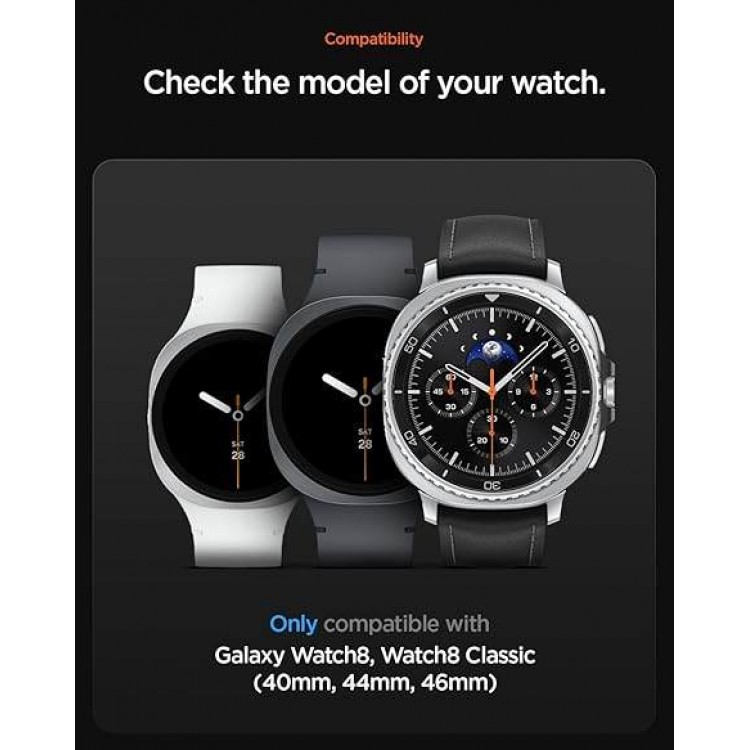 Spigen SGP DuraPro Flex Ultra λουράκι για SAMSUNG GALAXY WATCH 8 44 mm/40 mm, 8 Classic 46 mm (2025) - ΜΑΥΡΟ - AMP10116