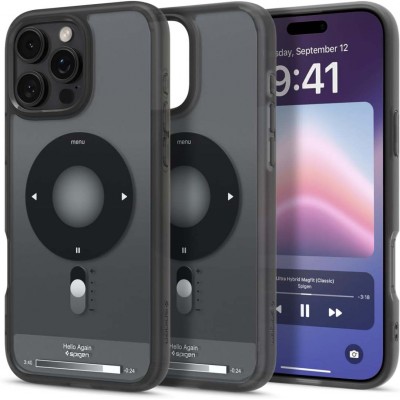 Θήκη Spigen SGP Ultra Hybrid MAGSAFE για Apple iPhone 16 PRO MAX 6.9 2024 - RETRO Classic ΜΑΥΡΟ - ACS08383
