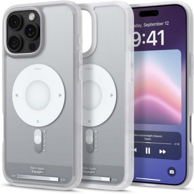 Θήκη Spigen SGP Ultra Hybrid MAGSAFE για Apple iPhone 16 PRO MAX 6.9 2024 - RETRO Classic ΜΑΥΡΟ - ACS08006