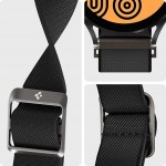 Spigen SGP BAND FIT LITE Υφασμάτινο Λουράκι για SAMSUNG GALAXY WATCH 7 40 mm/44 mm (2024) FE (2024) 6/6 Classic 5/5 Pro 4/4 Classic - ΜΑΥΡΟ - AMP04040