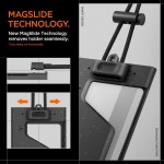 Spigen SGP MagSlide Badge θήκη με Strap, Vertical ID Holder ταυτότητας με Removable Lanyard ID - Μαύρο - AFA08860