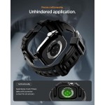 Θήκη Spigen SGP Rugged Armor PRO 2 με λουράκι για Apple Watch series 10/11 - 46mm - ΜΑΥΡΟ - ACS10503