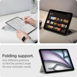 Θήκη SPIGEN SGP Air Skin Onetap FOLIO PU leather για Apple iPad Air 13" 8ης Γενιάς M4 / 7ης Γενιάς M3 / 6ης Γενιάς M2 (2026/25/24) - ΓΚΡΙ - ACS08492
