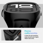 Spigen SGP LIQUID AIR PRO BAND Θήκη με Λουράκι για Apple Watch series 10 (46 MM) - MAΥΡΟ - ACS09317