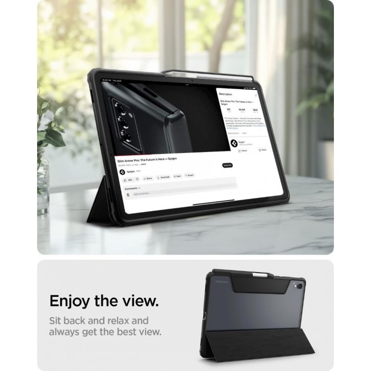 Θήκη Spigen SGP ULTRA HYBRID PRO FOLIO για SAMSUNG GALAXY TAB S11 11.0 X730 / X736 με Υποδοχή Στυλό - ΜΑΥΡΟ - ACS10212 Θήκη Spigen SGP ULTRA HYBRID PRO FOLIO για SAMSUNG GALAXY TAB S11 11.0 X730 / X736 με Υποδοχή Στυλό - ΜΑΥΡΟ - ACS10212