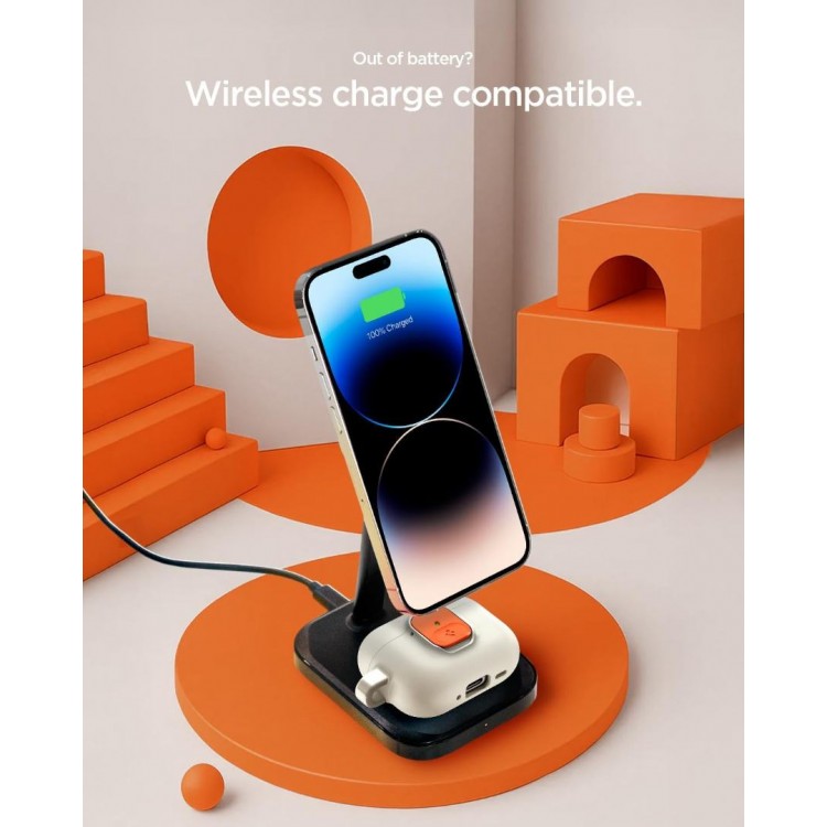 Θήκη Spigen SGP NANO POP για Apple AirPods PRO 3 2025 - ΠΟΡΤΟΚΑΛΙ ΜΠΕΖ - ACS10134