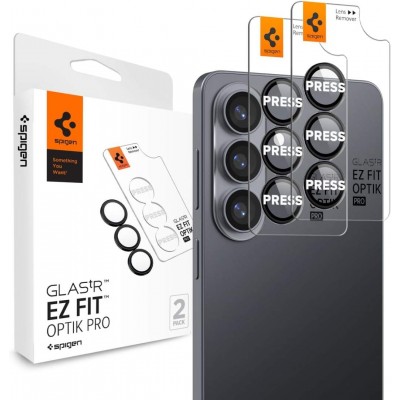 SPIGEN SGP Optik Pro HD EZ FIT CAMERA PROTECTOR Γυαλί προστασίας ΦΑΚΩΝ για CAMERA LENS Samsung GALAXY S26+ PLUS 5G 2026 - ΜΑΥΡΟ - AGL11088 - 2-TEM