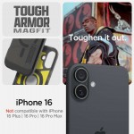 Θήκη Spigen SGP Tough Armor (AI) MagSafe MAGFIT για Apple iPhone 16 6.1 2024 - Frost  ΜΑΥΡΟ - ACS08515