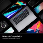 Spigen SGP PB1800 BRAIDED 100W PD PowerArc ArcWire ΚΑΛΩΔΙΟ USB-C σε USB-C 1.0M - 000CB24746 - ΜΑΥΡΟ