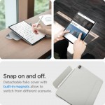 Θήκη SPIGEN SGP Air Skin Onetap FOLIO PU leather για Apple iPad Air 13" 8ης Γενιάς M4 / 7ης Γενιάς M3 / 6ης Γενιάς M2 (2026/25/24) - ΓΚΡΙ - ACS08492