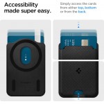 Spigen SGP Urban Fit MagFit MagSafe Μαγνητικό Πορτοφόλι 3 πιστωτικών καρτω΄ν, για Samsung Galaxy S25/S24 SERIES & Z Fold 7 - ΜΑΥΡΟ - AFA09208