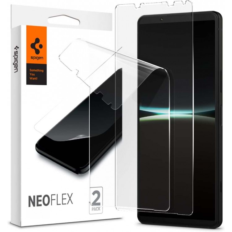 Spigen SGP Μεμβράνη προστασίας Film Neo Flex Crystal Clear για Sony Xperia 5 IV case friendly - AFL05781 - [2 TEM]