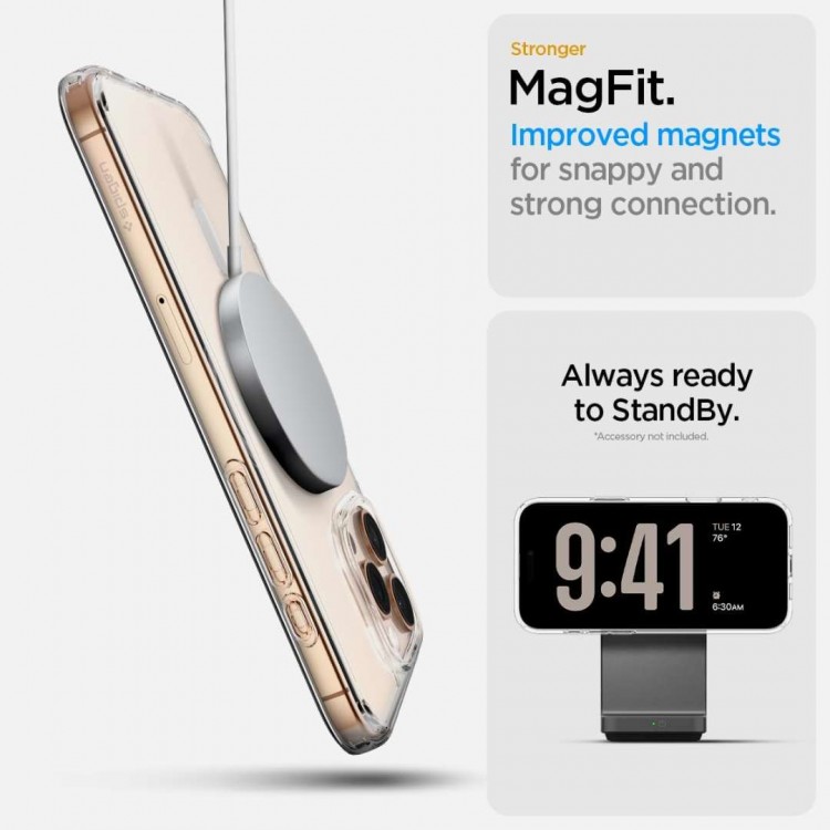 Θήκη Spigen SGP Ultra Hybrid T MagFit MAGSAFE για Apple iPhone 16 PRO MAX 6.9 2024 - ΛΕΥΚΟ - ACS08505