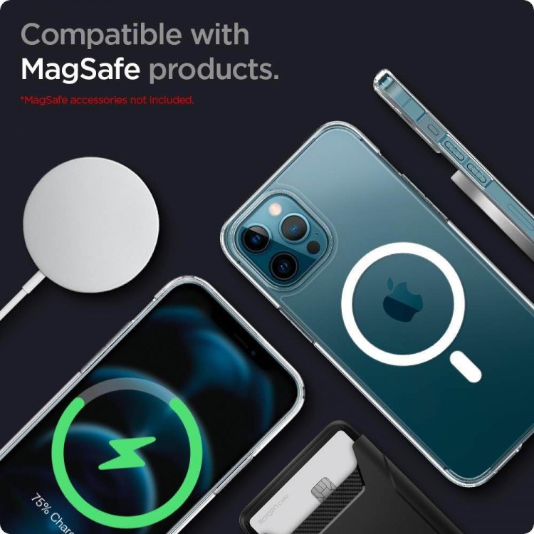 Θήκη Spigen SGP Ultra Hybrid MagSafe για Apple iPhone 12 PRO Max 6.7 - ΛΕΥΚΟ - ACS02622